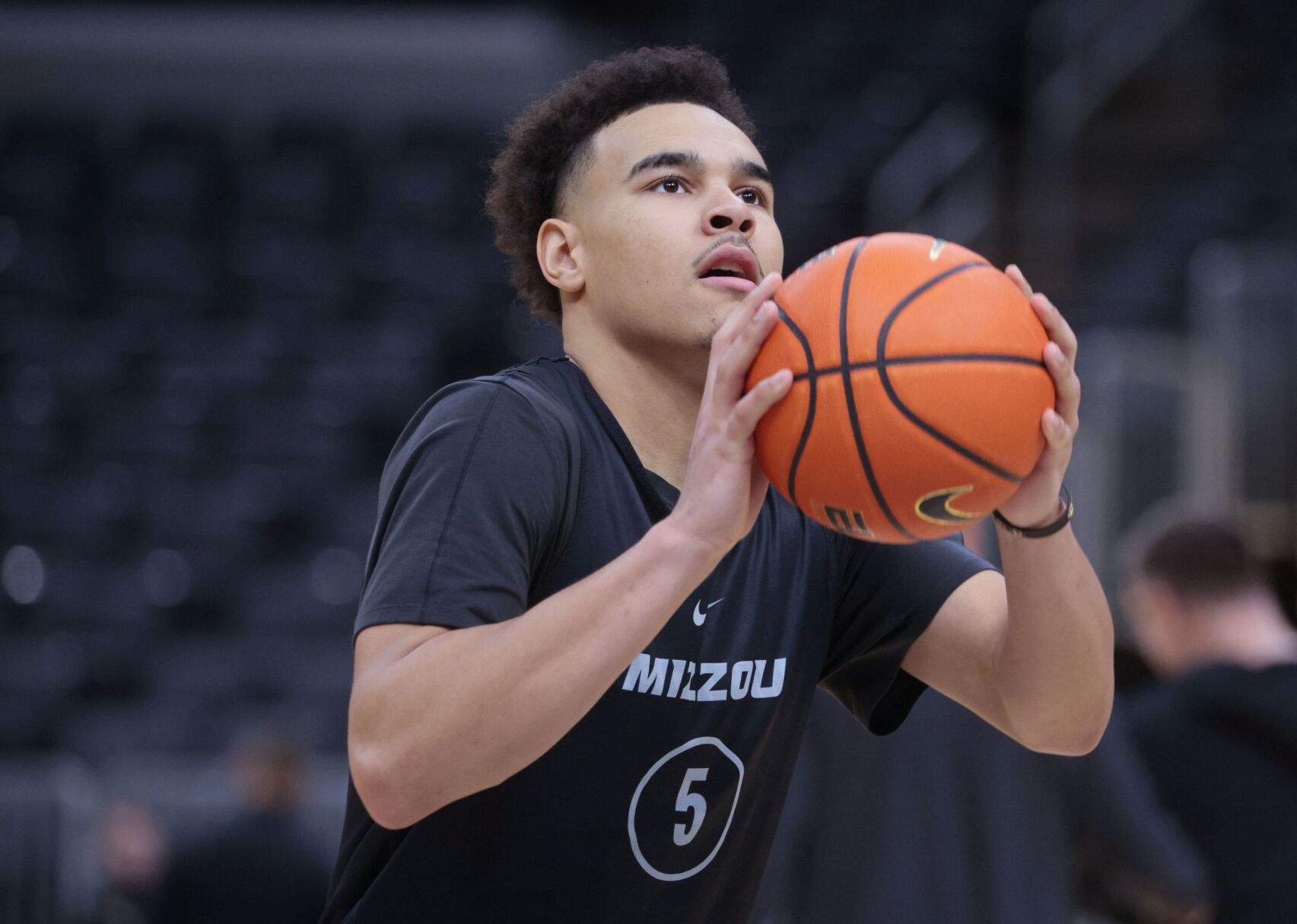 Mizzou practices before Braggin' Rights game